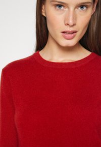 pure cashmere CLASSIC CREW NECK  - Pulover - brick