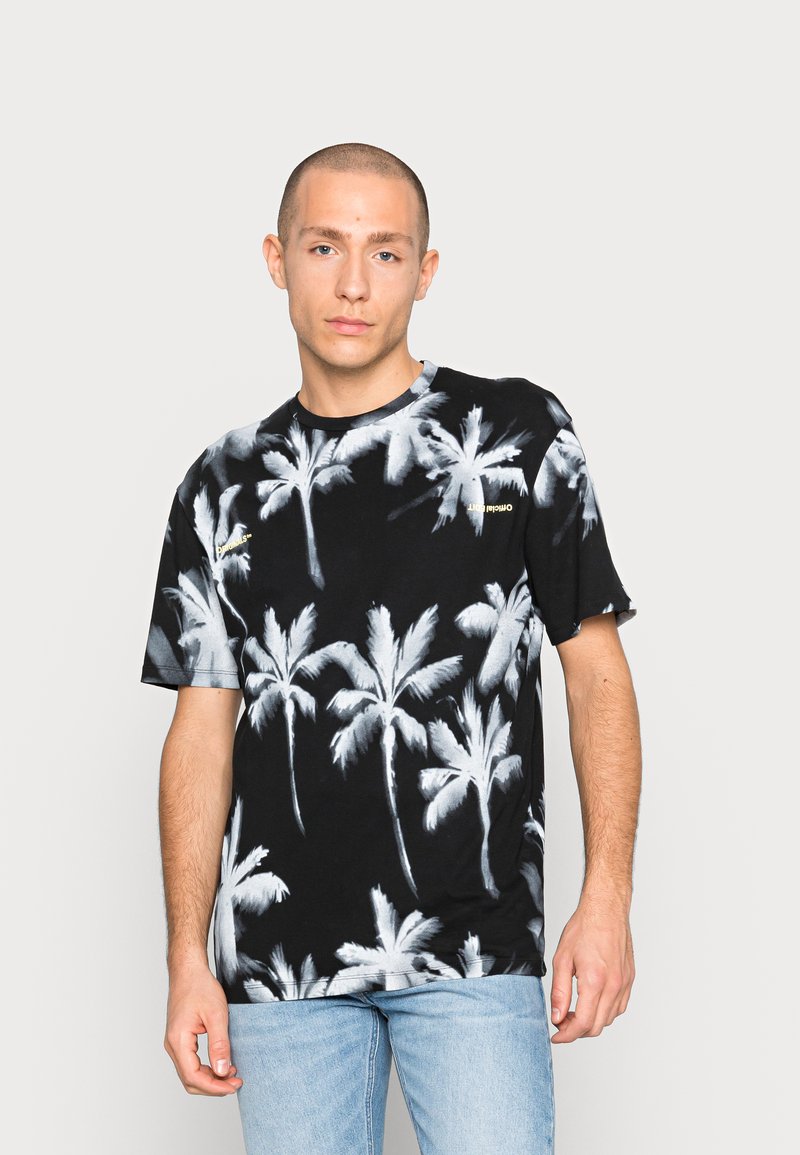 Jack & Jones JORPASADENA AOP UNISEX Print Tshirt black Zalando.de Jack & Jones JORPASADENA AOP UNISEX Print Tshirt black Zalando.de