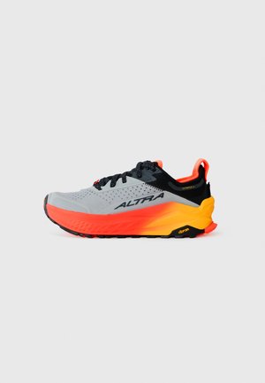 OLYMPUS 6 - Trail running shoes - gray/red