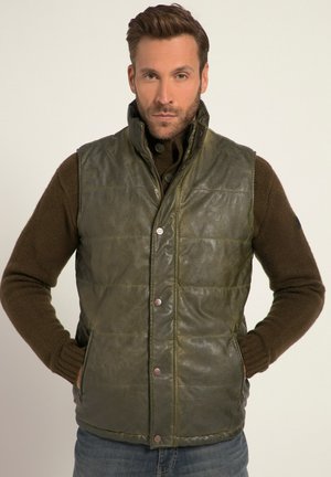 QUILTED OUTDOOR VINTAGE LOOK - Weste - fir green