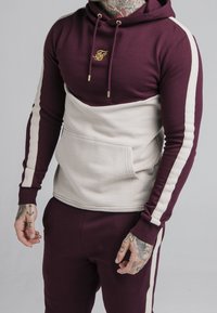 SIKSILK Felpa con cappuccio - bordeaux