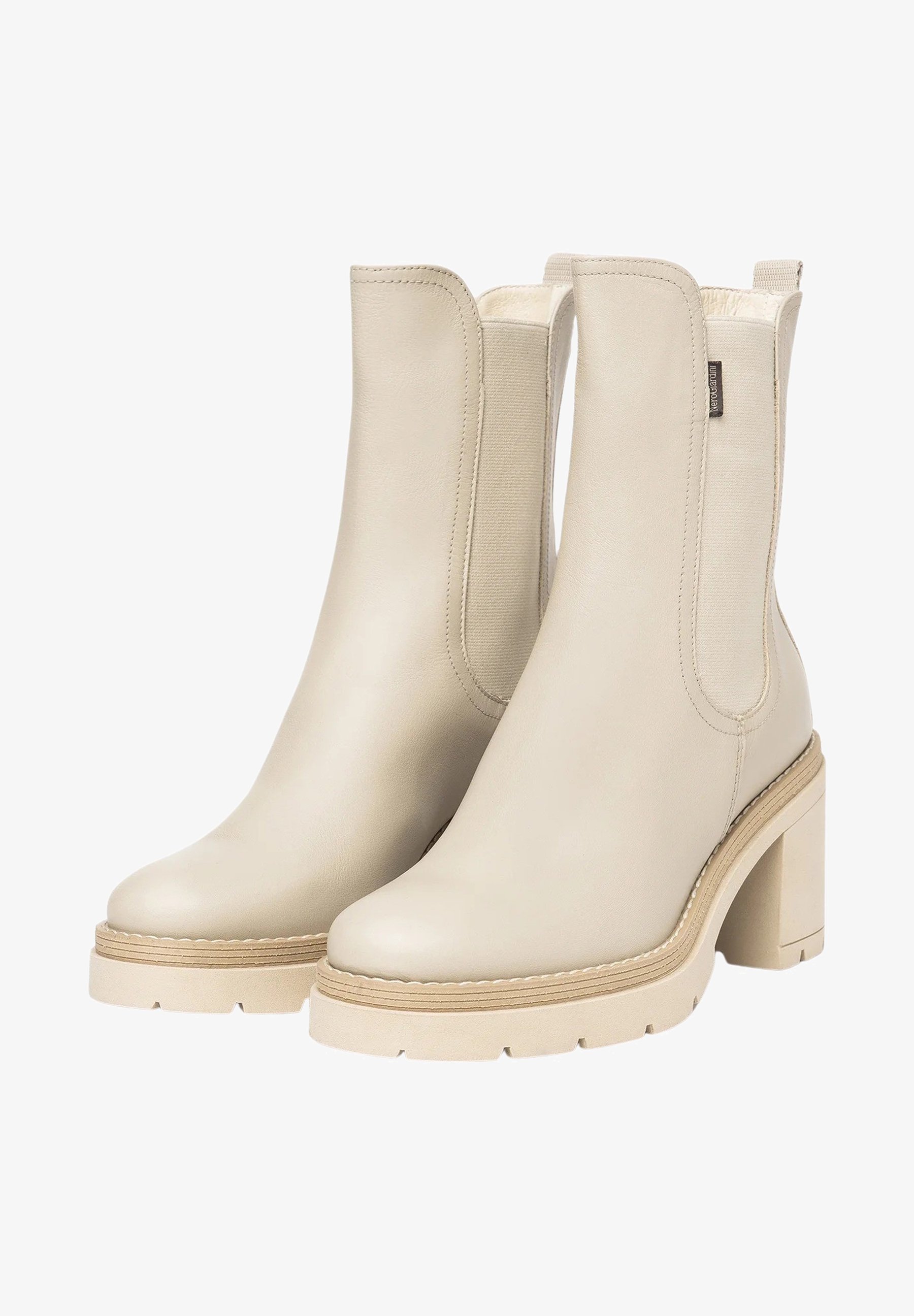 NeroGiardini MIT BLOCKABSATZ Tronchetti beige - Main Image