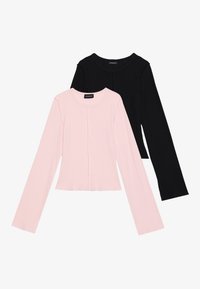 2 PACK - Longsleeve - black/pink-a-boo