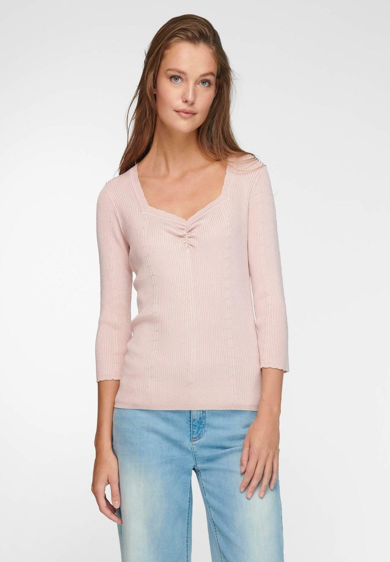 Damen Strickjacken | Uta Raasch Strickpullover rosé/rosa - ZL48695 Damen Strickjacken | Uta Raasch Strickpullover rosé/rosa - ZL48695