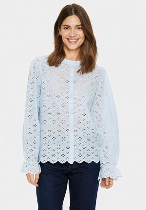 Saint Tropez IVETA - Button-down blouse - chambray blue