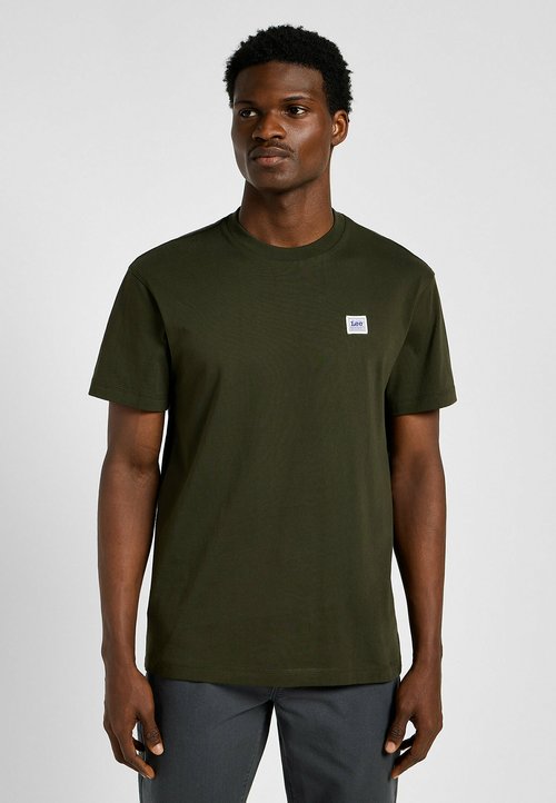 Lee T-Shirt Uomo Relaxed Logo Tee - Sweet Maple, 100% Cotone