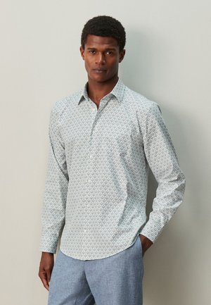 Next, REGULAR FIT - LONG SLEEVE PRINT - Pluus - white blue floral trellis