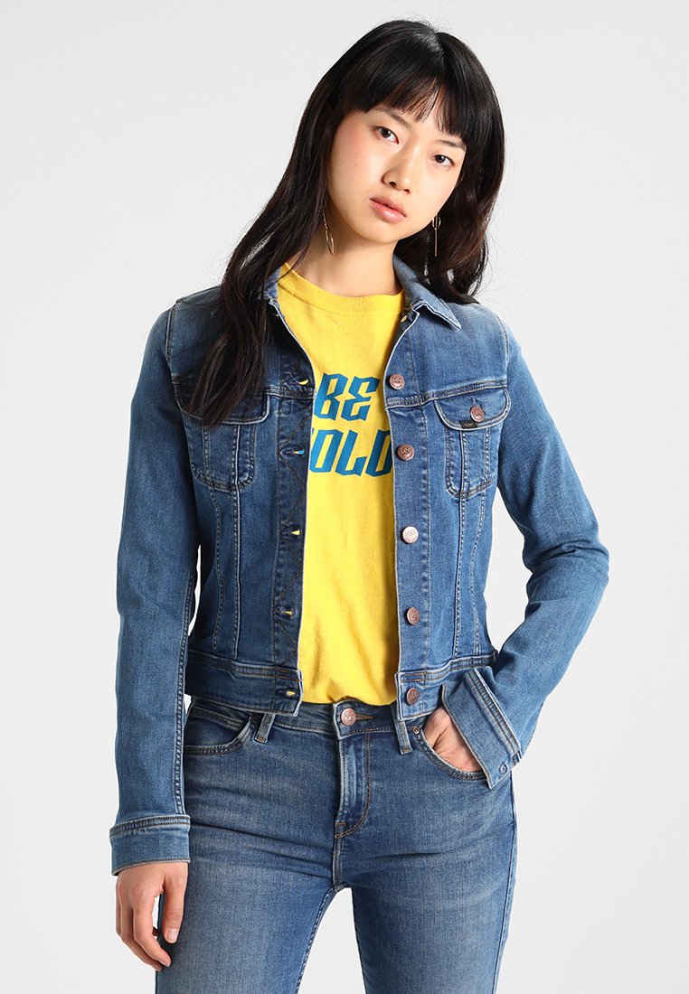 Lee SLIM RIDER - Giacca di jeans - ninety nine/blu denim - Zalando.it