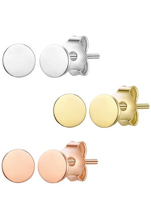 3 SET - Pendientes - silber/gelbgold/roségold