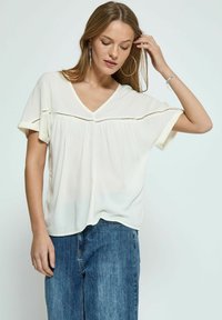 Desires AGGI V-NECK - Camicetta - gardenia