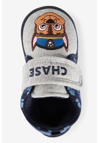 Next PAW PATROL STRAP TOUCH FASTEN CUPSOLE SLIPPERS - Kravlesko - grey
