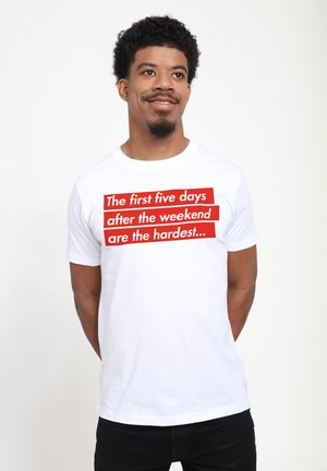 Camiseta estampada - white