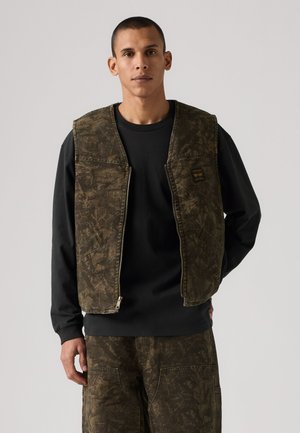 Levi's® Workwear, SARATOGA VEST - Жилетка - dark olive