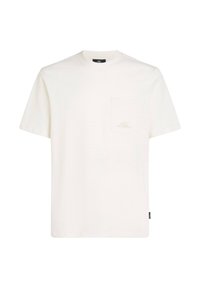 CHEST POCKET - Lihtne T-särk - snow white