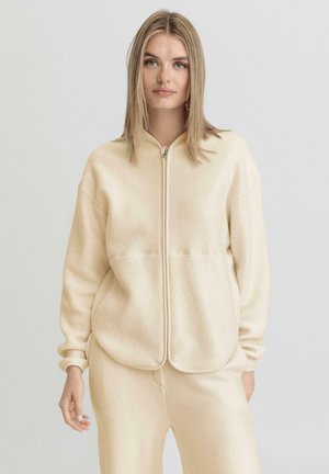 RELAXED - Fleece jacket - natur
