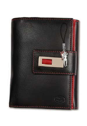 OLD RIVER Wallet - schwarz rot