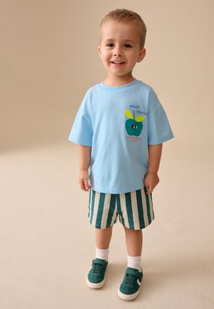 Next, REGULAR FIT - SHORT SLEEVE BACK PRINT T-SHIRT AND SHORTS SET  . - Jogginghose - blue apple