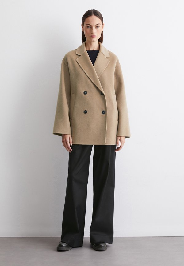 CABAN REAL DOUBLEFACE WORKMANSHIP WELT POCKETS - Short coat - deep sand4