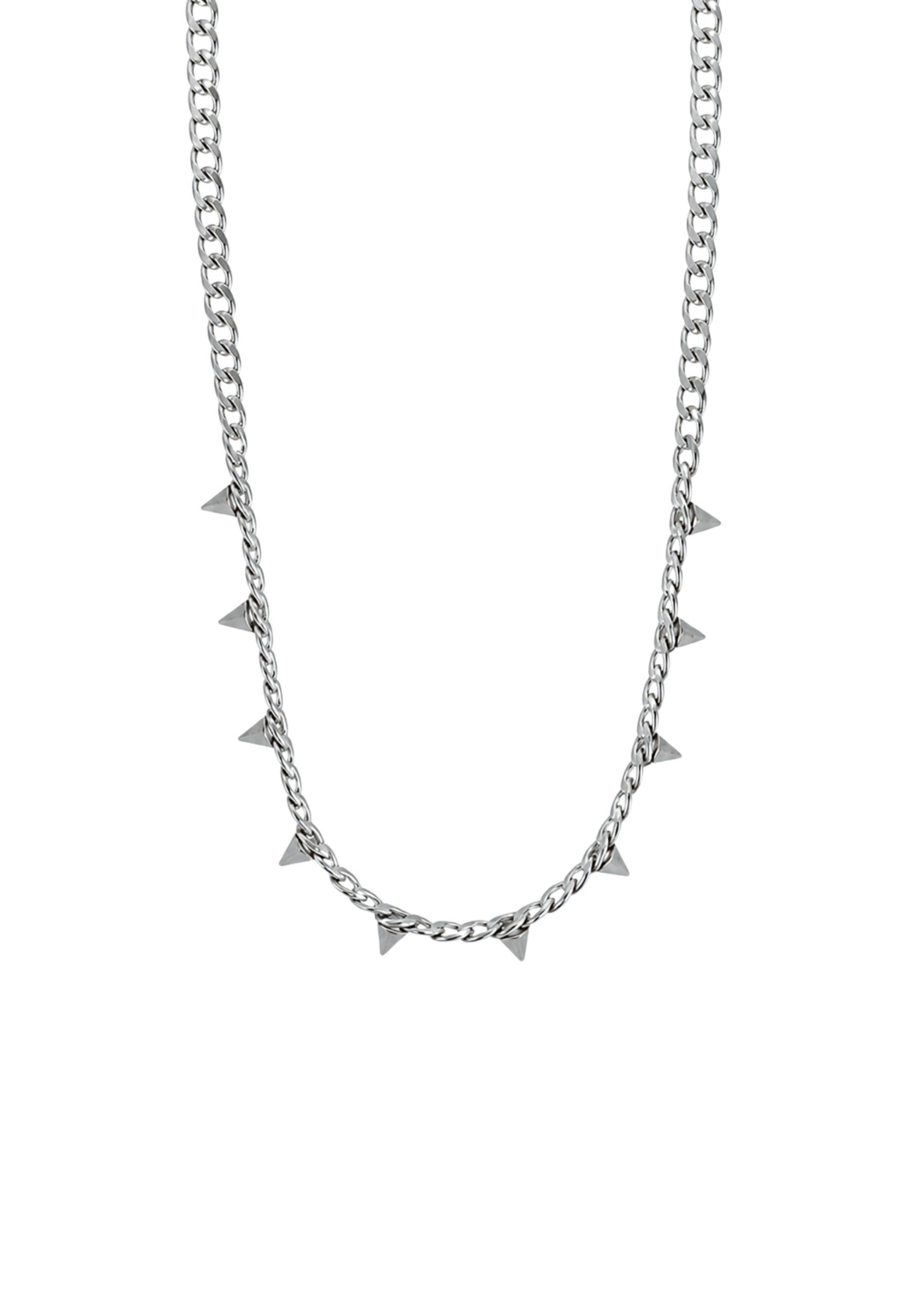 FAINZ SPIKE CHOKER UNISEX - Necklace - silver-coloured - Zalando