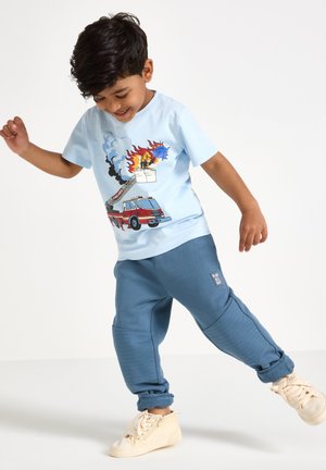 Lindex WITH REINFORCED KNEES - Verryttelyhousut - dark dusty blue