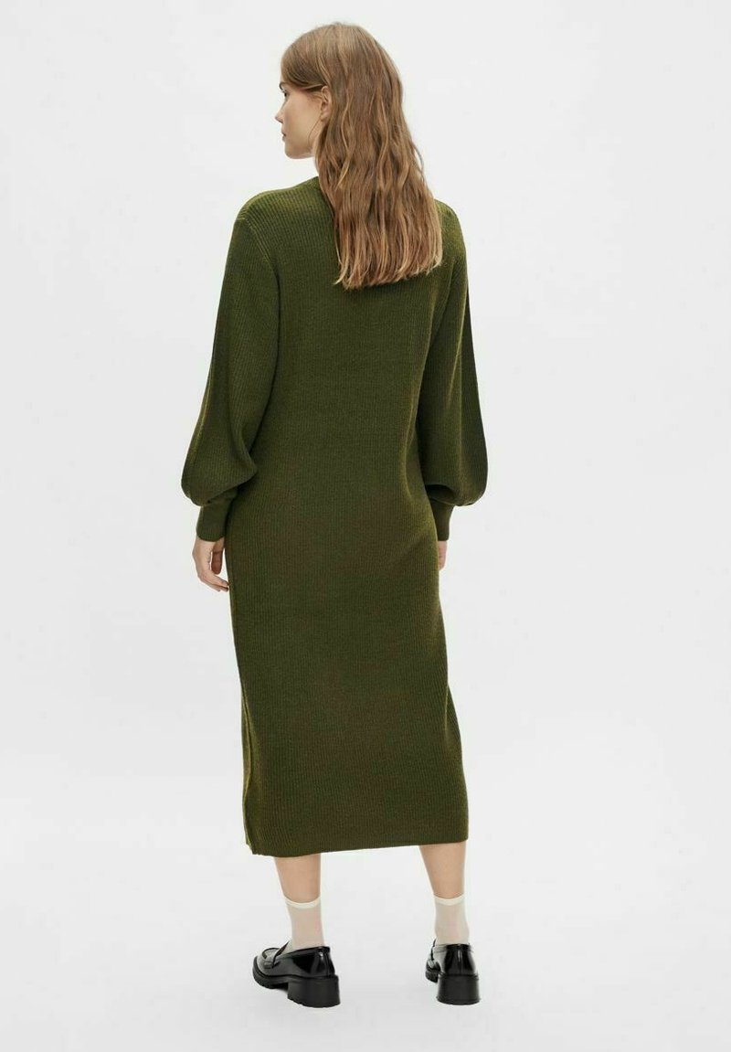 Damen Freizeitkleider | Object NOOS Strickkleid forest night/dunkelgrün - EZ78264 Damen Freizeitkleider | Object NOOS Strickkleid forest night/dunkelgrün - EZ78264