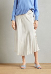 Esprit SKIRT - Falda acampanada - light beige