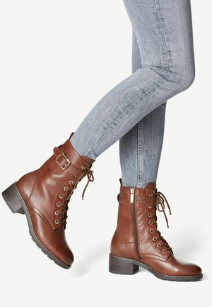 Tamaris Lace-up ankle boots - cognac