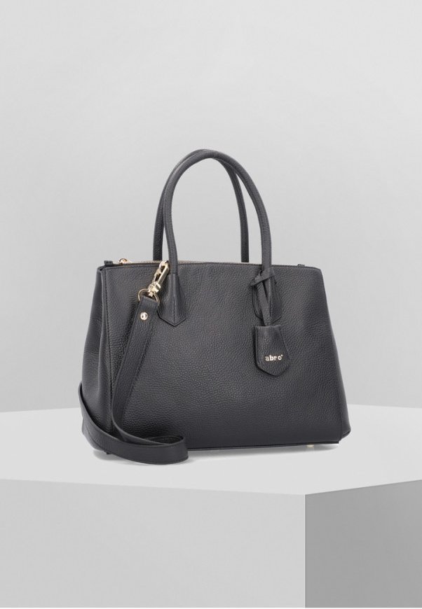 Abro ADRIA HANDTASCHE LEDER 32 CM - Handtasche - black
