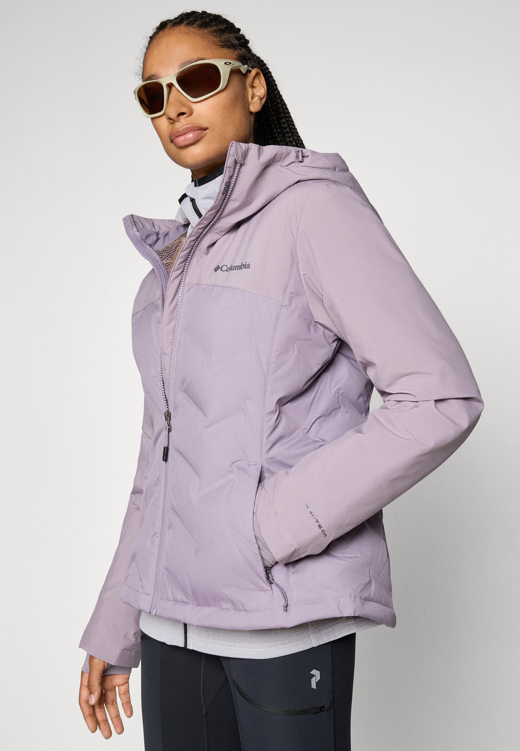 Columbia GRAND TREK™ III JACKET - Down jacket - shale purple/lilac