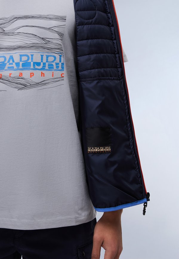 AMIATA - Waistcoat - blu marine2