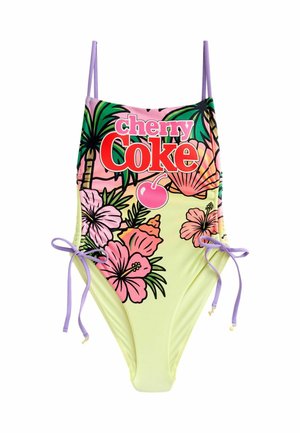Next Swimsuit - purple yellow