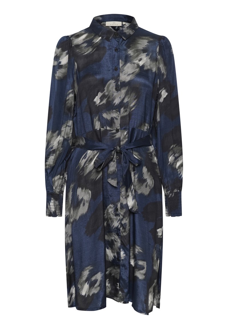 Kaffe Blousejurk donkerblauw Kaffe Blousejurk donkerblauw