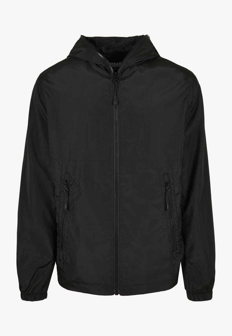 Urban Classics FULL ZIP NYLON CREPE JACKET - Vetrovka - schwarz