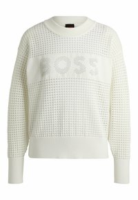BOSS Strickpullover - white