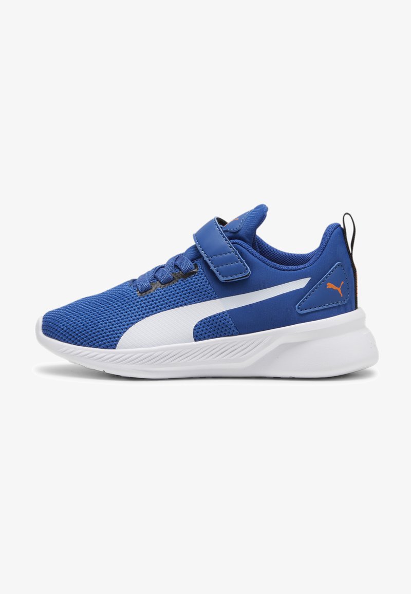 Puma FLYER RUNNER V PS - Road running shoes - glaze white black