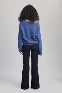 Gestuz ALPHA V NECK - Camisola - blue