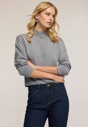 Strickpullover - grigio