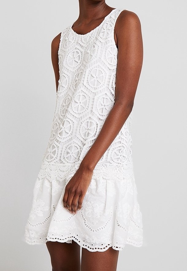 Desigual Day dress - white - (Pre-owned) - Zalando.ie