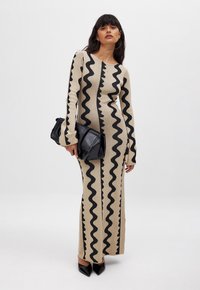 Abito in maglia - black stripe