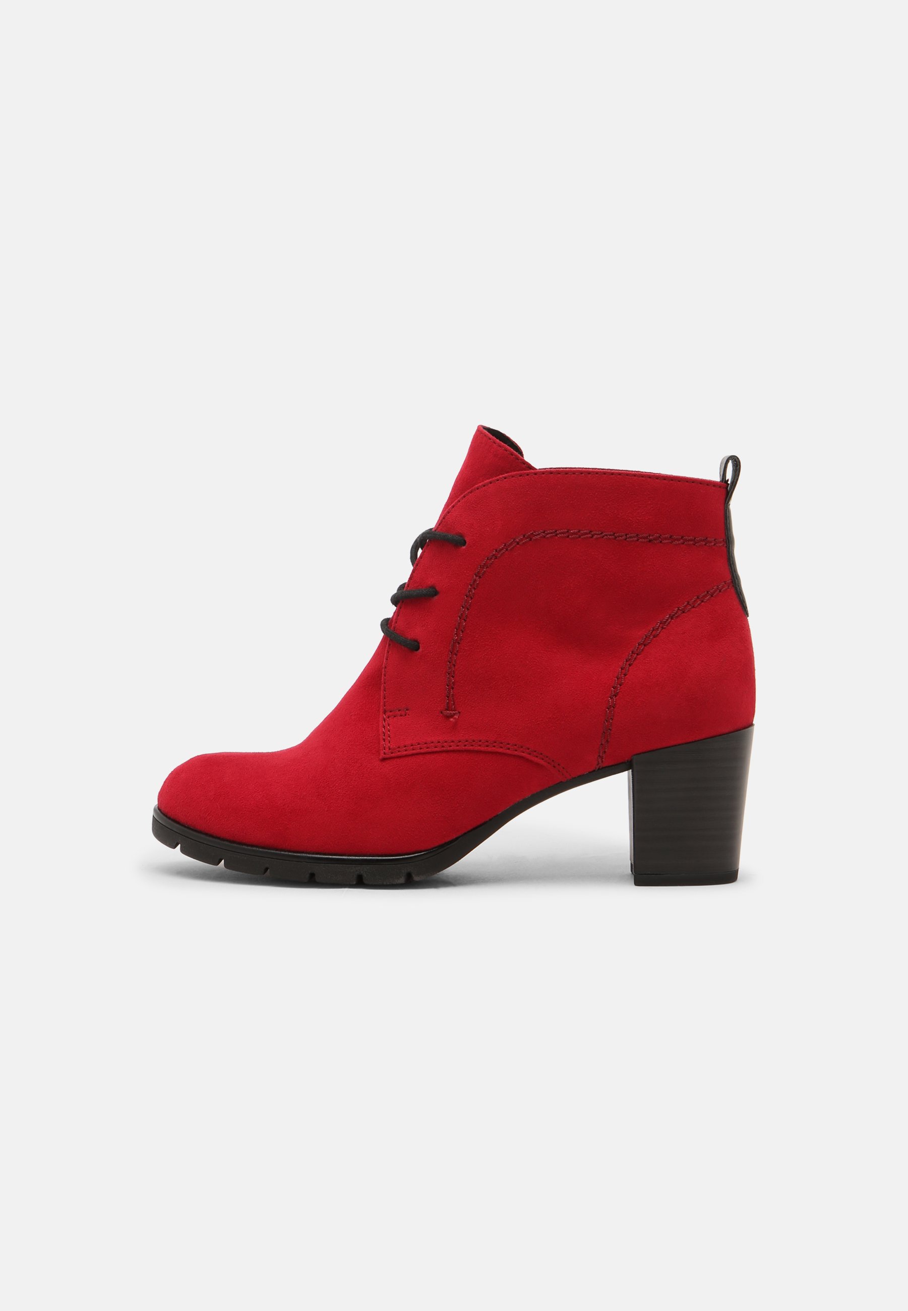 Marco Tozzi Botines con cordones - red/rojo - Zalando.es