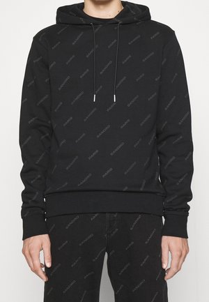 Felpa con cappuccio - black