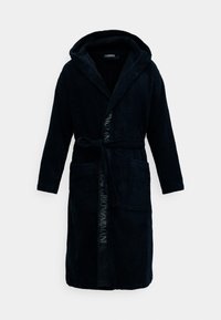 SPONGE BATHROBE - Kylpytakki - black