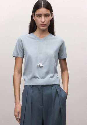 Camiseta básica - středně šedá