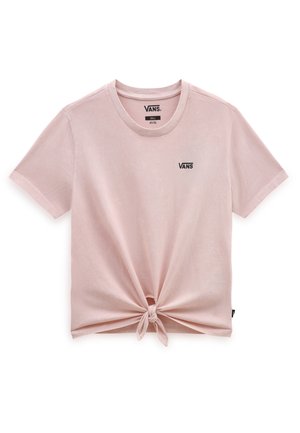 V WASH KNOT - T-shirt basic - medium pink