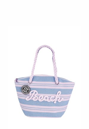 Strandaccessoire - hellblau beige
