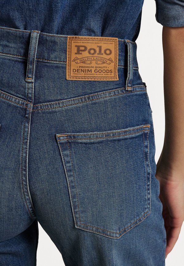 HIGH RISE STRAIGHT JEAN - Straight leg jeans - telesto wash4