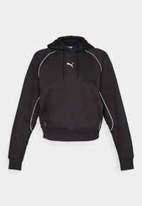 SPORT COMFORT SHORT HOODIE - Kapuutsiga pusa - black