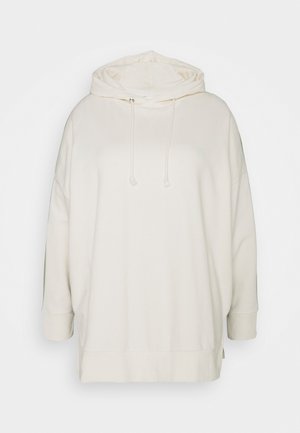 COLOUR BLOCK HOODIE - Sweatshirt - cream/khaki