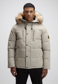 Alessandro Zavetti ZAVETTI CANADA OSHAWA 2.0 PUFFER PARKA JACKET - Vinterjakker - stone