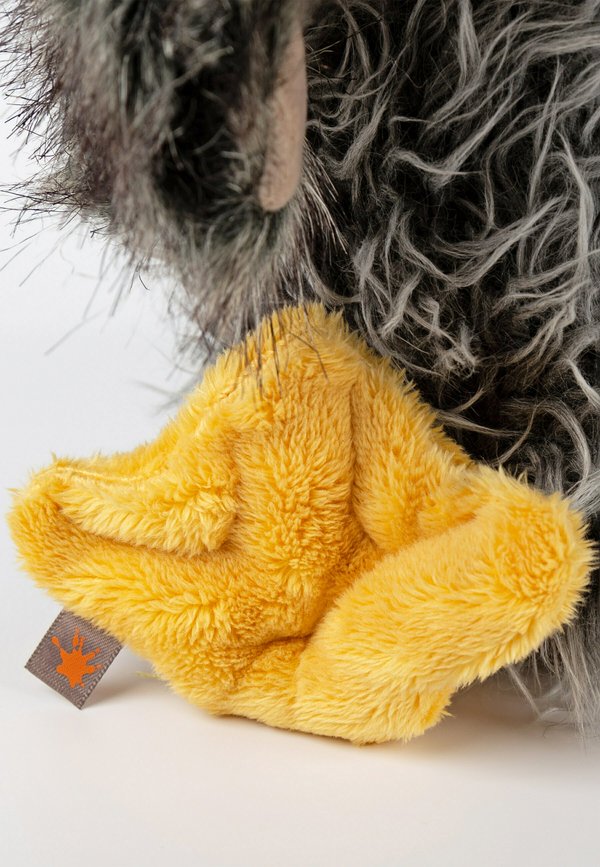 Kuscheltier – grün anthrazit gelb